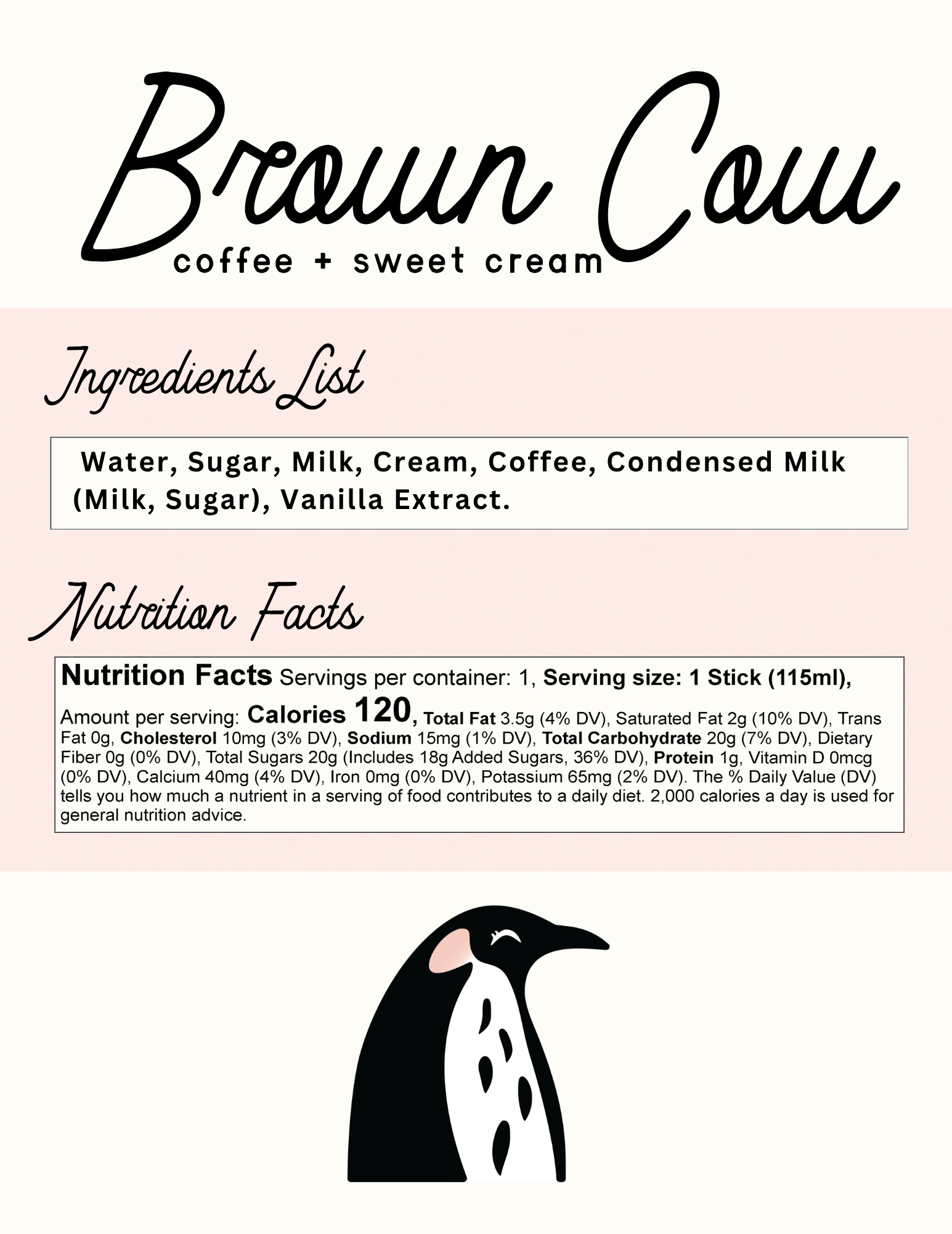 Brown Cow: 5 Sticks