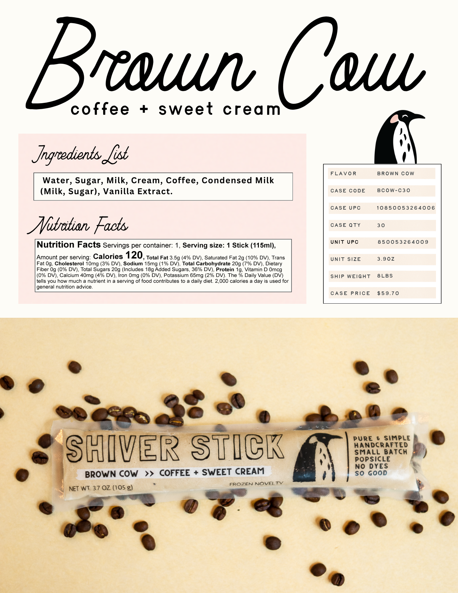 Brown Cow : 30 count case