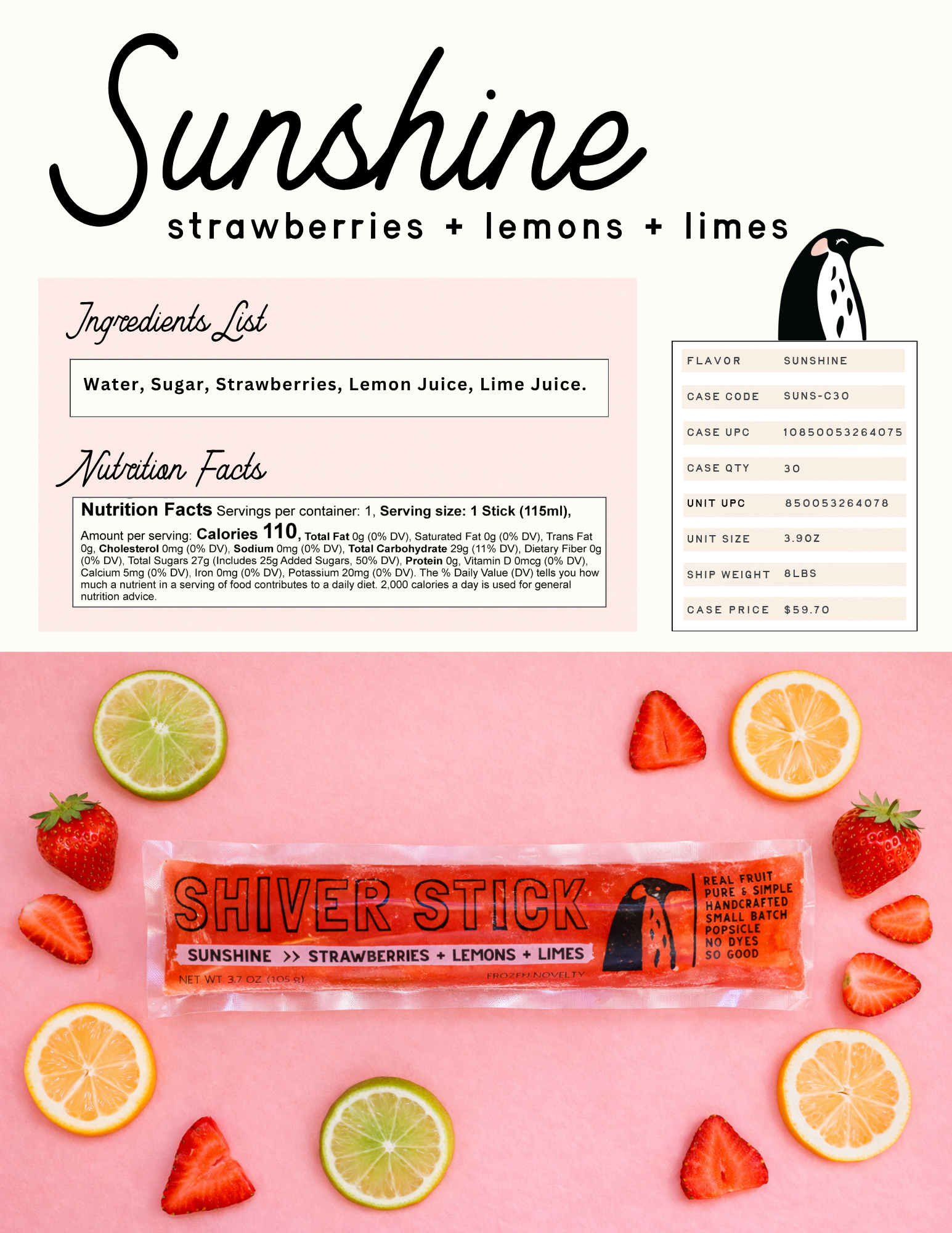 Sunshine : 30 count case