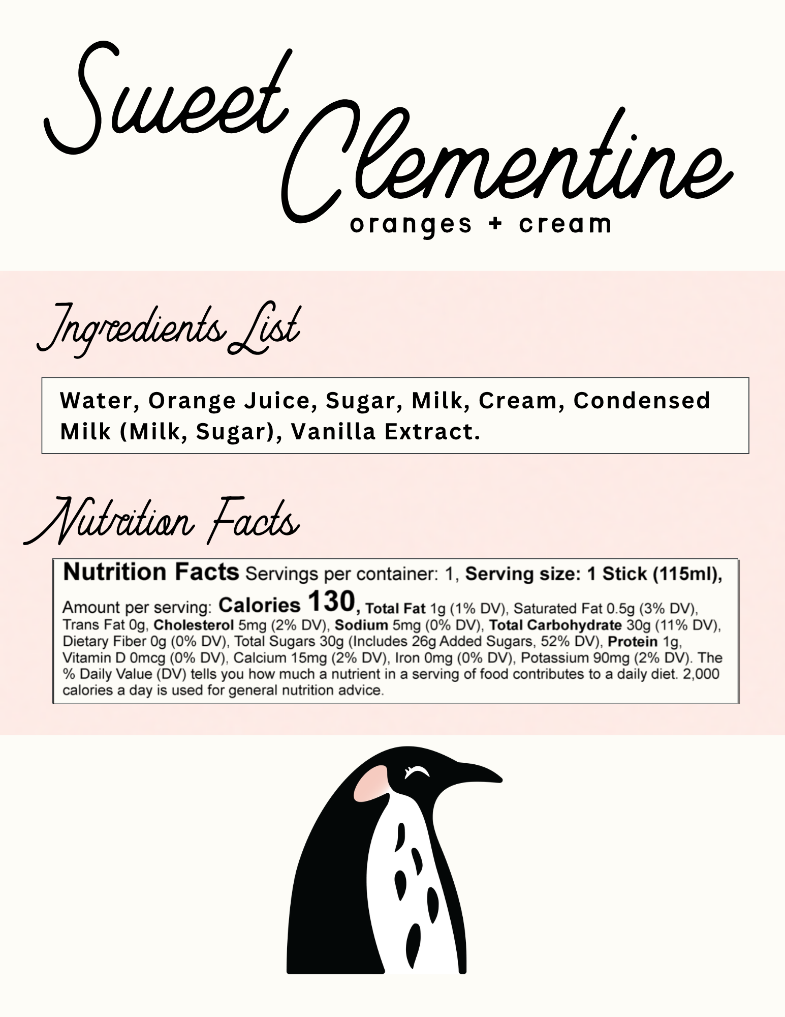 Clementine: 5 Sticks