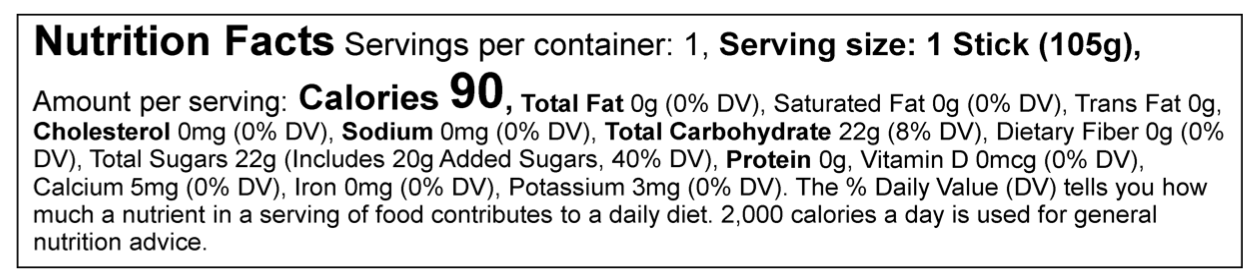 Strawnilla: 5 Sticks