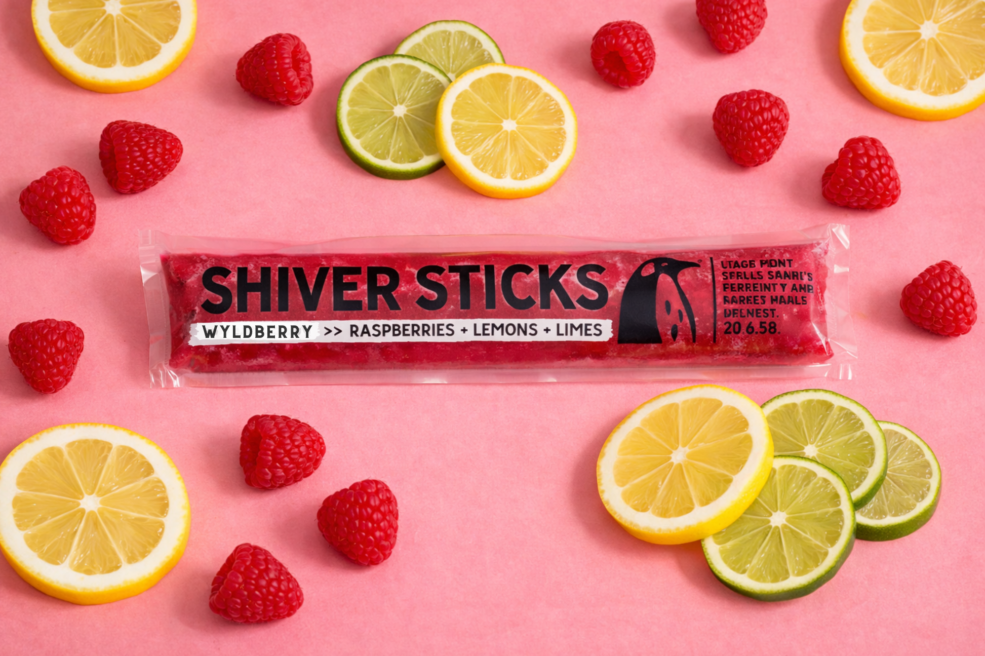 Wyldberry ShiverSticks 30-count wholesale case – frozen fruit bar